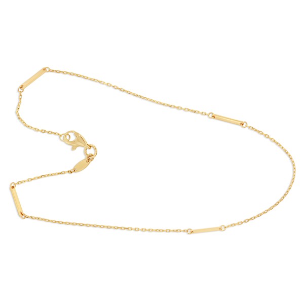 9Y MULTI BAR & CHAIN BRACELET