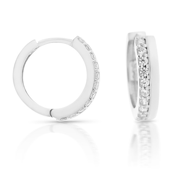  9W CZ SINGLE ROW HUGGIE