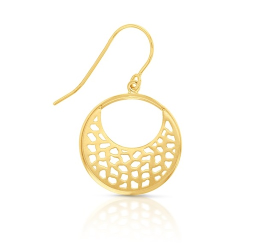 [EAR574] 9Y OPEN CIRCLE C/OUT PATTERN
