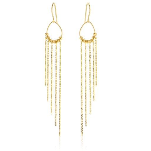 [EAR605]  9Y CABLE DROP EARRING