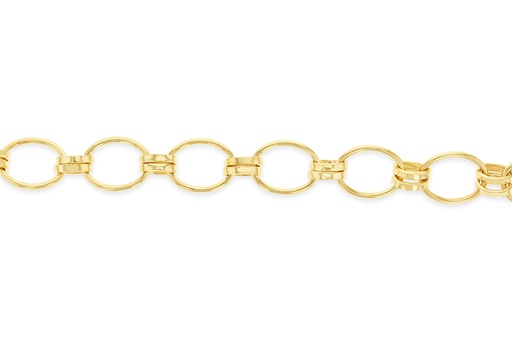 [HD C1 P] SOLID FANCY CIRCLE LINK PLAIN